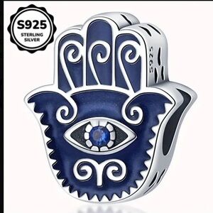 925 EVIL EYE BRACELET CHARM-NEW